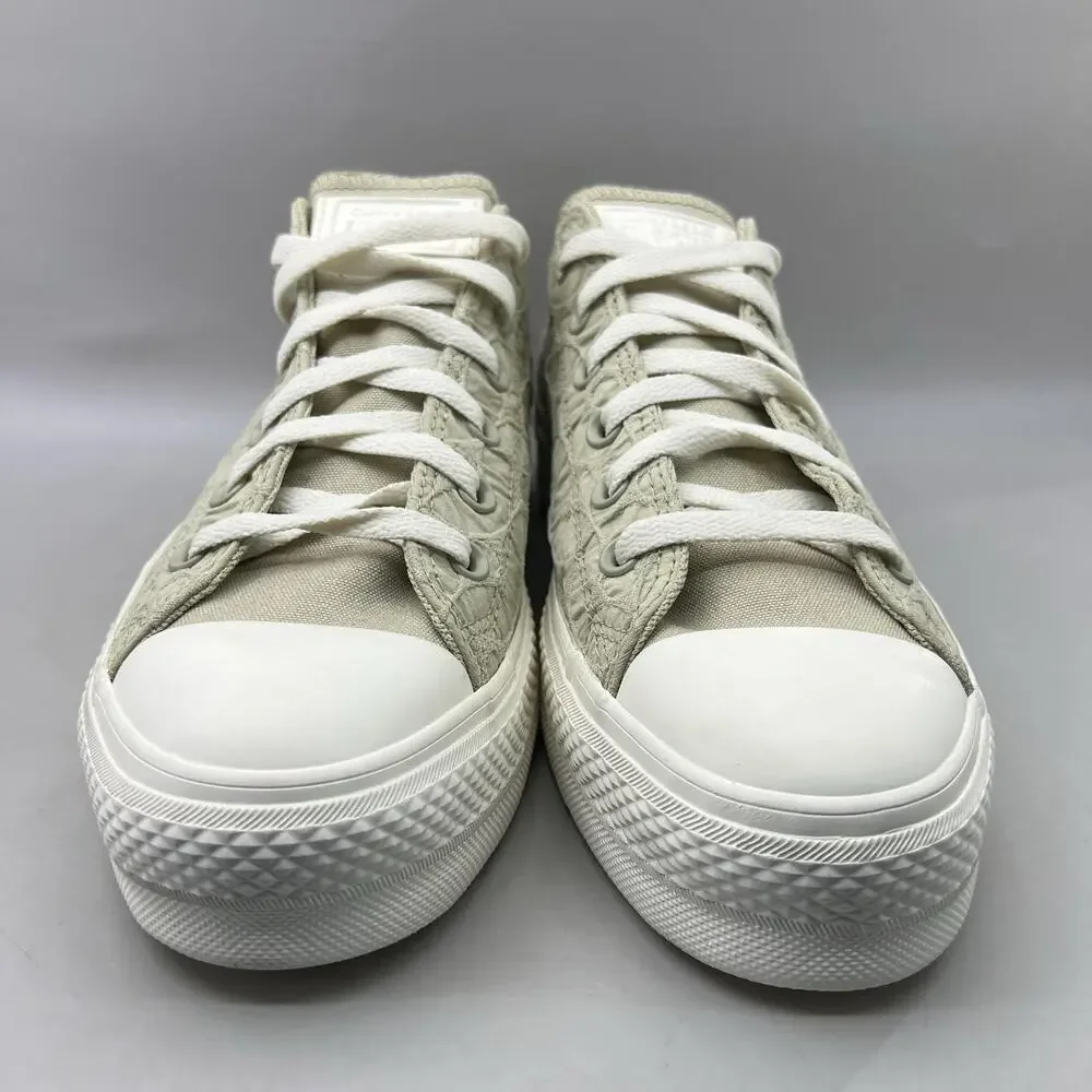 Converse All Star Lift Platform Low Shoes Women Size 9 Green White Sneakers NEW